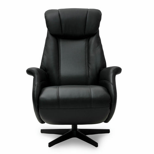 Furnhouse elektrische relaxfauteuil Bonanza - Zwart - Draaibaar - 83x76x115