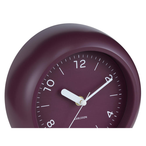 Karlsson wandklok Slope - paars - Ø20cm - vtwonen shop