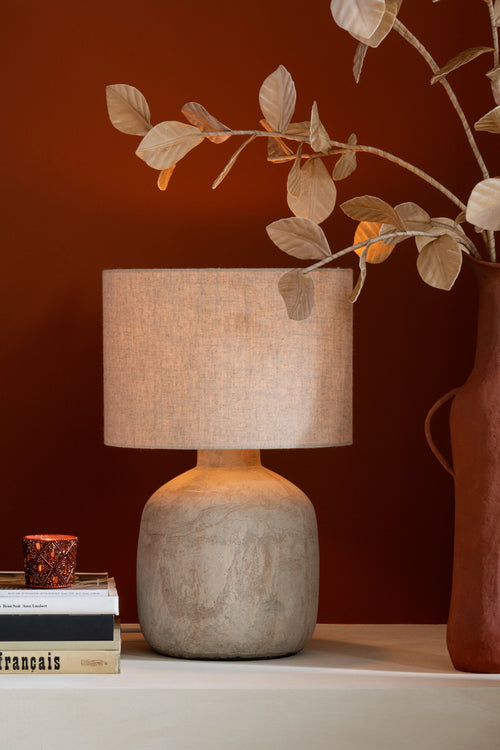 J-Line lamp Mia - keramiek/terracotta - beige - small