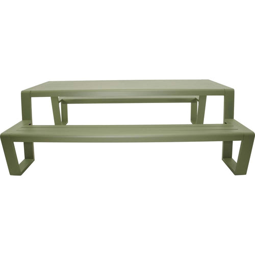 Lesli Living picknickset Estilo - groen - 220x183x74cm
