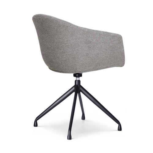 Nolon Nola-Otis Draaibare Eetkamerstoelen Set - Donkergrijs - Zwart - vtwonen shop