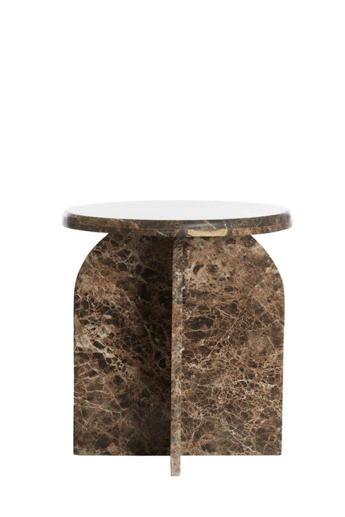 Light & Living bijzettafel OTINIA - Ø41x48cm - bruin - vtwonen shop