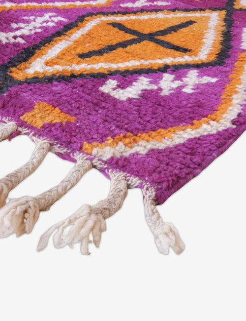 AFK Living vloerkleed Berber - handgemaakt - Wol - 78 x 507 cm