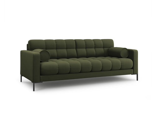 Cosmopolitan Design Bank Bali 4-zits, structurele stof, groente - 96x217x75cm