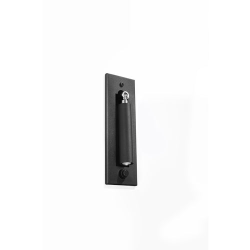 Sollux Lighting Wandlamp ENIF zwart - 6,5x15x20cm