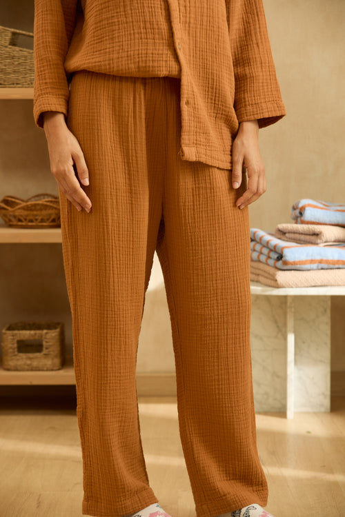 Calma House Pyjama Tierra - Aardekleur - S/M 36-38