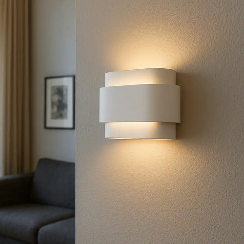 Artdelight wandlamp Metz - 2 lichts - 9  x 16   cm - wit - vtwonen shop