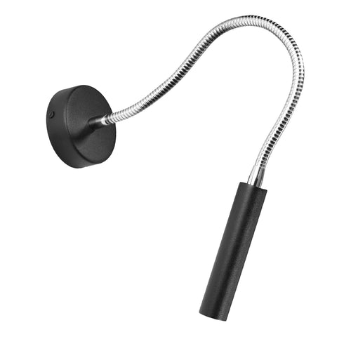 Sollux Lighting Wandlamp AXIL zwart - 8x52x52cm