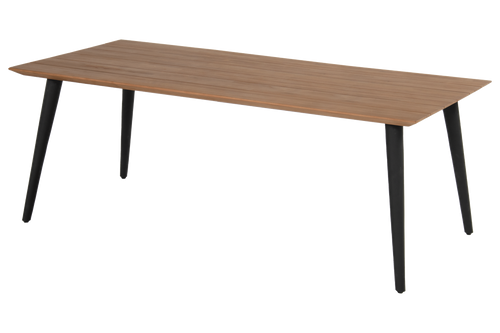 Hartman Tuintafel Sophie Studio - Naturel - Zwart Teak - 240x100x76cm