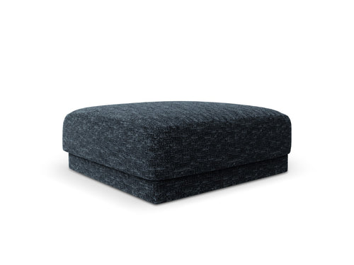 Micadoni Poef Miley chenille, koningsblauw - 90x90x40cm