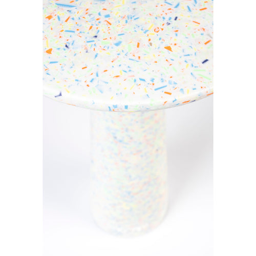 Zuiver Victoria Bijzettafel Rond 30 cm Gerecycled Plastic - Multi colour - vtwonen shop