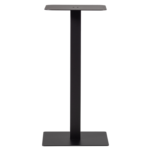 WOOOD vierkante bartafel poot Bistro - Metaal - Zwart- 105x50x50