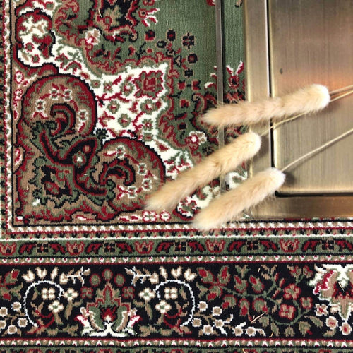 Interieur05 vloerkeed Nain - groen - 150x80cm