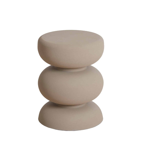 Light & Living bijzettafel Kobodo - wit - Ø35cm