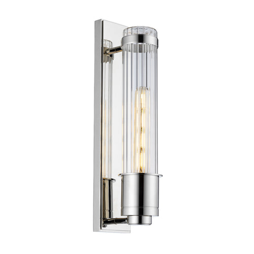 Wellington 1 Lichte Wandlamp Gepolijst Chroom IP44