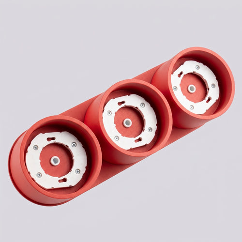 Sollux Lighting Plafondlamp MODO 3 rood Gx53 - 32,4x10,4x8,2cm