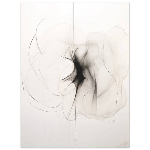 Artfulprints  Abstract - Chique brush 10   poster 30x40 cm