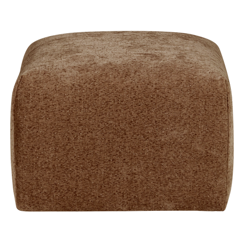WOOOD hocker slub Umina - Chenille - Lichtbruin
