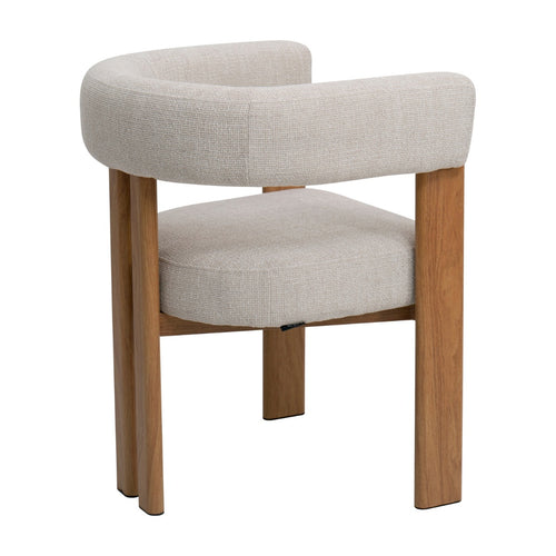 DÉJA Living Eetkamerstoel Aragon - Beige/Naturel - Zithoogte 46cm - Set van 2 - vtwonen shop