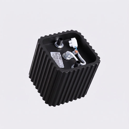 Sollux Lighting Plafondlamp RIFF 1 zwart GU10 - 10x10x10cm