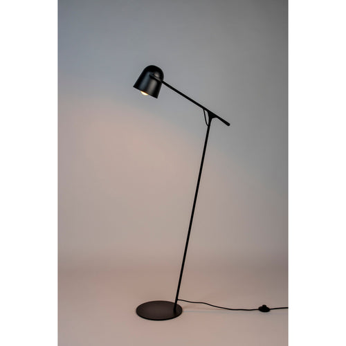 Zuiver Lau Vloerlamp/ Staande leeslamp Zwart - vtwonen shop