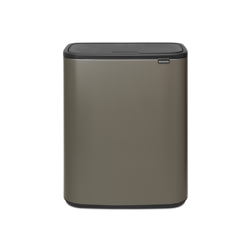Brabantia Bo Touch Bin, met 1 binnenemmer, 60 liter - Platinum