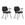 Furnhouse eetkamerstoelen armleuning Sofia - Beige - Stof (Bouclé) - Set van 2