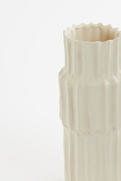 Light & Living pot Longa - wit - 14.5x14.5x36 cm