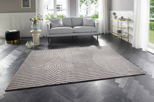 Soft Short-Pile Carpet in High-Low-Optic Panglao 120x170 cm - vtwonen shop