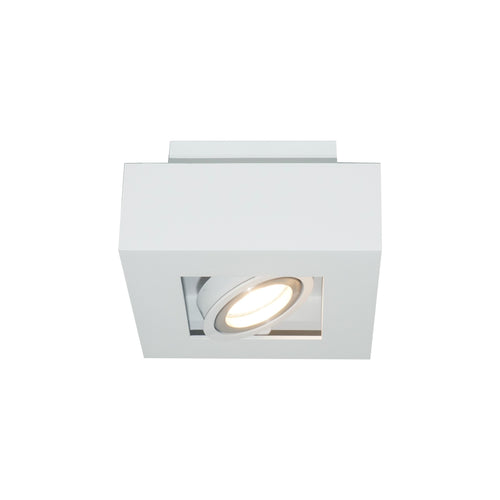 Artdelight spot Bosco - 1 lichts - 14  x 8.6   cm - wit
