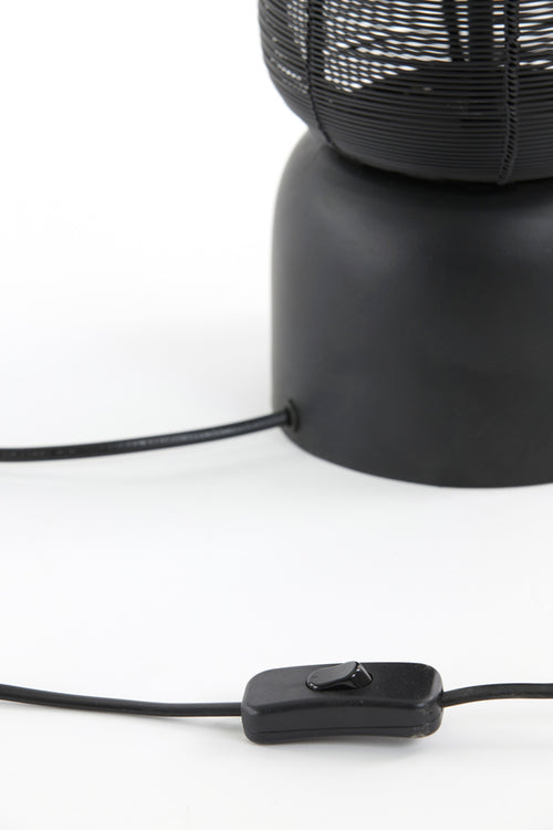 Light & Living tafellamp LEZUZA  - 15.5x15.5x60.5cm - zwart - vtwonen shop