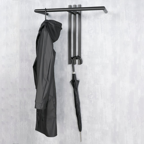 Spinder Design kapstok Senza 1 - Zwart - 2 haken - vtwonen shop