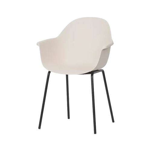 Lisomme Dorian tuinstoel gerecycled bamboe créme - vtwonen shop