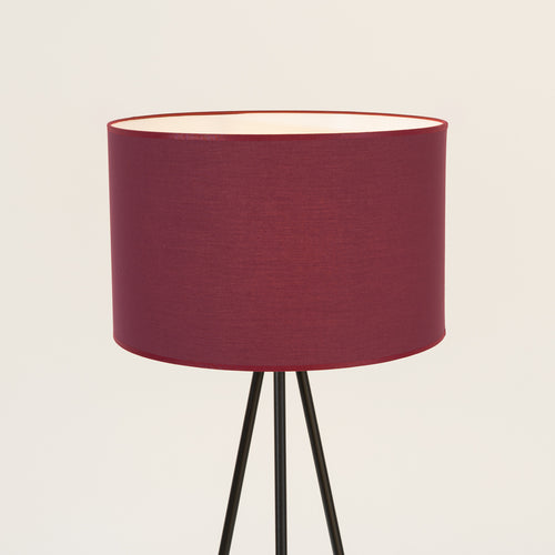 Sollux Lighting Vloerlamp NEVIA bordeaux - 40x40x135cm