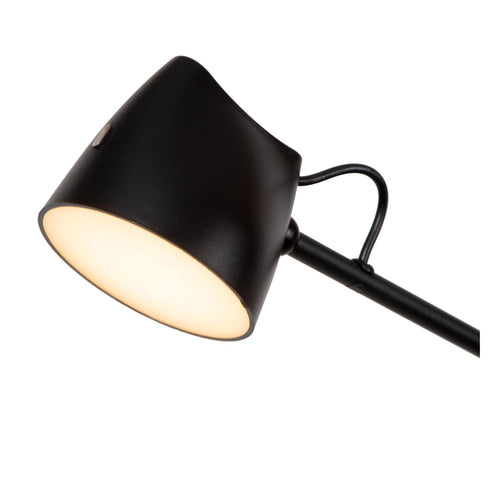 Lucide vloerlamp MILNE - Geïntegreerde LED - Zwart - vtwonen shop