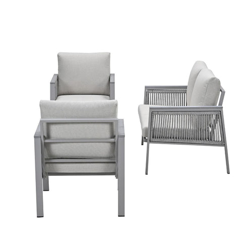 Garden Impressions Loungeset Kreta 4-delig - taupe