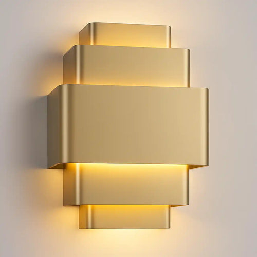 Artdelight wandlamp Layers - 3 lichts - 12  x 28   cm - champagne - vtwonen shop