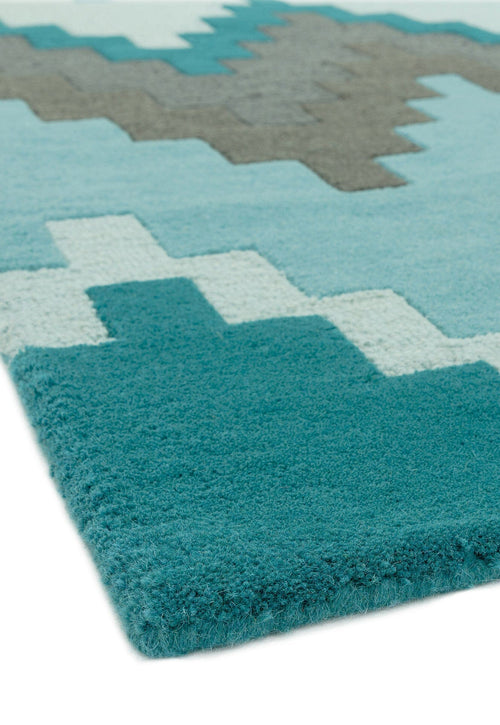 Vloerkleed MOMO Rugs Matrix MAX21 Cuzzo Teal 120x170 cm