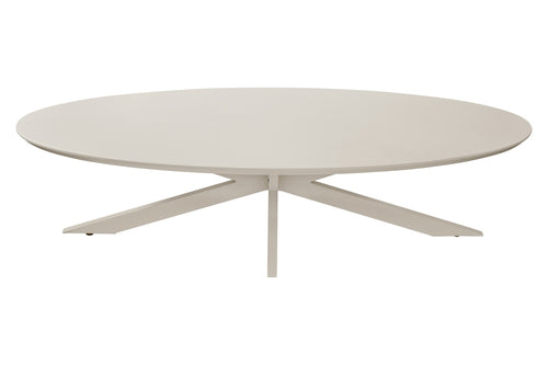 DÉJA Living Salontafel Gimo - Ovaal - Beige - 140x60 cm