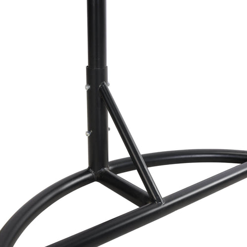 HOME DELUXE Hangstoel van touwwerk CADEIRA lichtgrijs - 1-zits