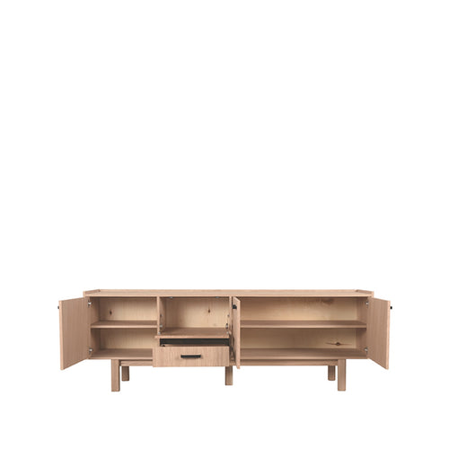 LABEL51 Dressoir Cali - Naturel Eikenhout - 220x45x77cm - vtwonen shop