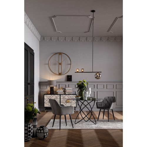 Kare Design Wandklok Clip Ø60cm goud