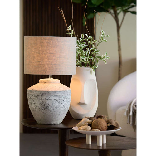 Light & Living lampvoet Toba - grijs - Ø30cm