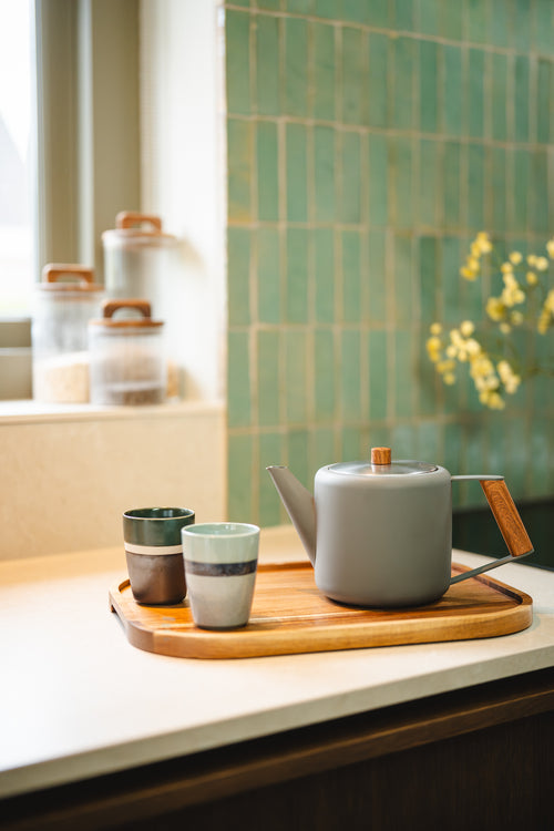 Bredemeijer -Theepot Boston - leigrijs - 1,1L