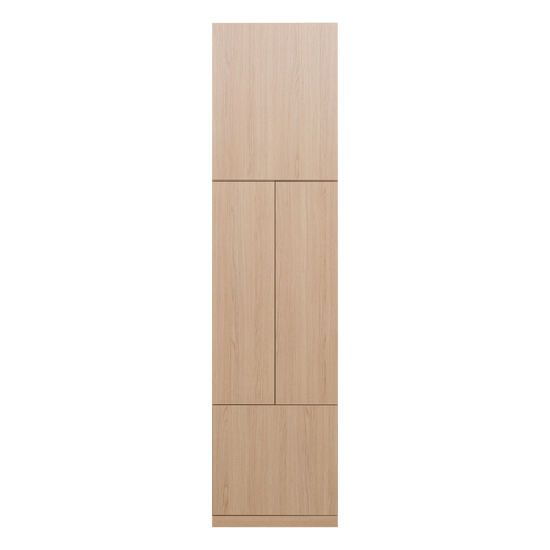 WOOOD smalle opbergkast Build - Eiken Fineer - Naturel - 215x54x41