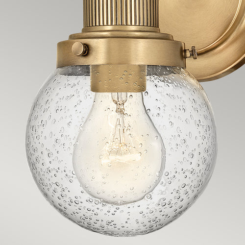 Elstead Hinkley Poppy Badkamer Wandlamp Heritage Messing, IP44