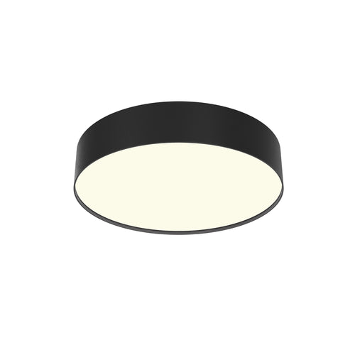 Maytoni plafondlamp Zon - Zwart - 30x30x6 cm