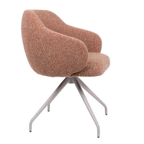 HelloChair eetkamerstoel HC05 Shulby - spinpoot beige - cloud terra - vtwonen shop