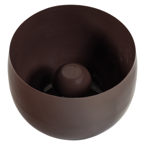 WOOOD tafellamp 34xØ35 cm Mero - Metaal - Hoogglans Bruin - 34x35x35