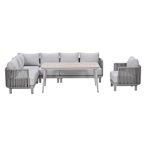 Garden Impressions Lounge dining set Andong 6-delig - taupe